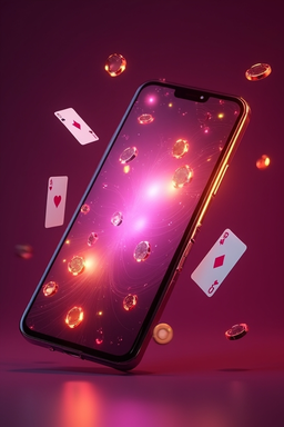 Móvil con app de casino Slottica